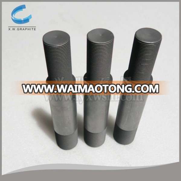 Electric conductive fine grain isostatic graphite rods with screws for sale